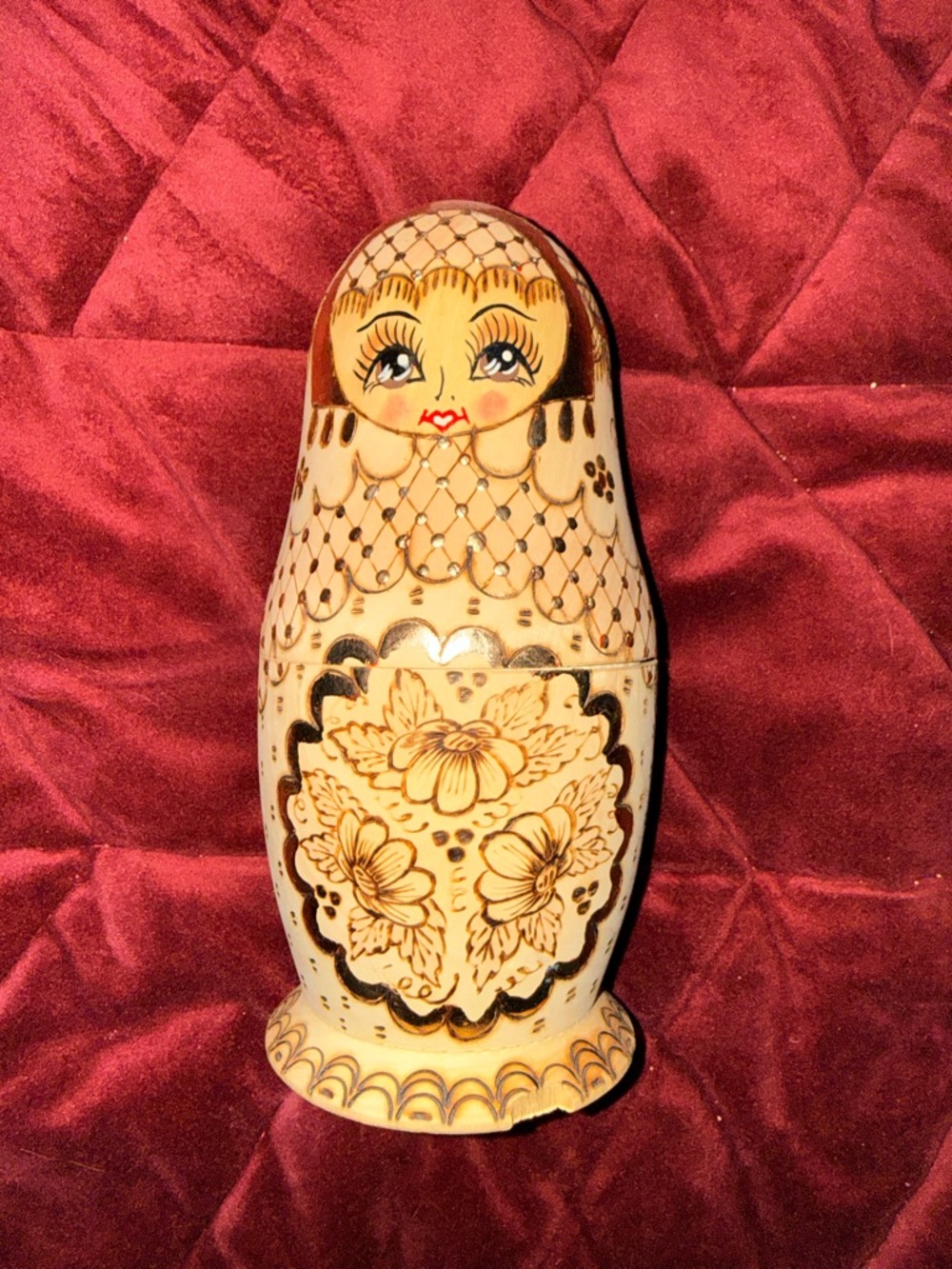 Hand-Painted Russian Mattyoshka Nesting Doll